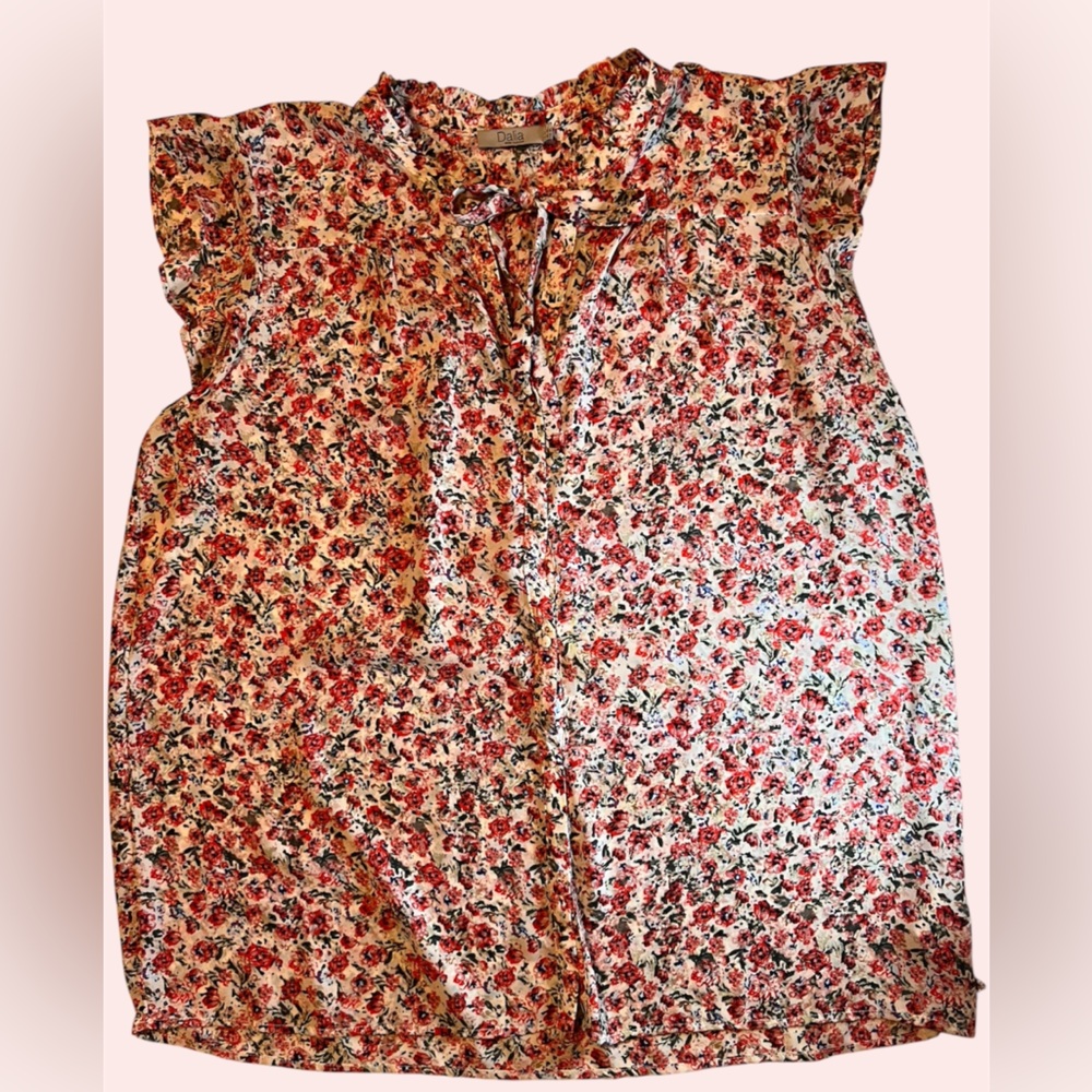 Dalia Ladies Floral Blouse XL EUC